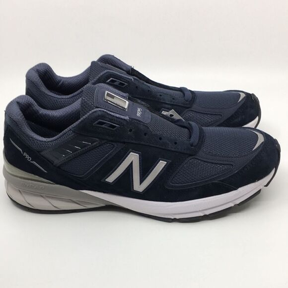 NWT Women’s New Balance MADE in USA 990v5 Core in Navy. Size 11 1/2 Narrow - Picture 7 of 17